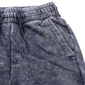 Pantalones Cortos de Algodón para Hombre, Cintura Media, Estilo Urbano, Lavado Ácido, Hechos con Material Resistente, Diseño Liso, Nueva Colección en Oferta - Product Image 6