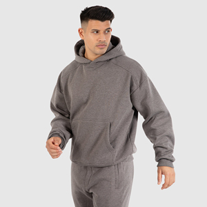 Tendencia Venta caliente Nueva llegada sudaderas con capucha de los hombres Venta al por mayor Color liso Sudaderas con capucha de gran tamaño de alta calidad - Product Image 3