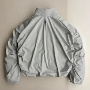 Chaqueta Ligera de Plumón para Hombre para Exteriores |   Abrigo Acolchado de Poliéster Transpirable |   Resistente al Agua, Resistente al Viento, Uso Sólido y Duradero - Product Image 3