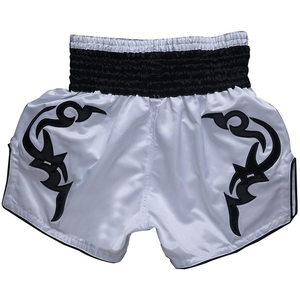 Wholesale <b>Men</b> Muay Thai MMA Karate <b>Shorts</b> Muay Thai <b>Shorts</b> <b>Elastic</b> Waistband OEM Sublimation Printed OEM - Product Image 2