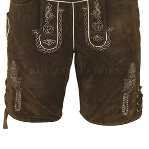 Diseña tu propio logotipo Pantalones cortos bávaros Pantalones cortos de cuero bávaro transpirables de secado rápido Pantalones cortos de cuero bávaro más vendidos - Product Image 5