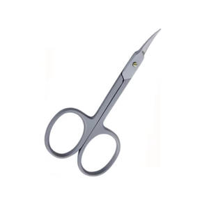 Ciseaux à cuticules professionnels en acier inoxydable de haute qualité Logo personnalisé lame tranchante pour bébés conception de manucure incurvée - Product Image 4