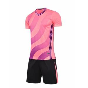 Conjunto de camiseta de fútbol de 2 piezas de secado rápido personalizado para hombre, Camiseta estampada de manga corta personalizada, pantalones cortos, uniforme de fútbol, ropa deportiva - Product Image 3