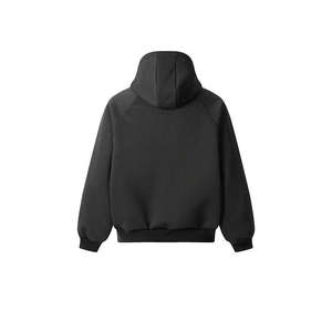 Sudaderas con Capucha de Felpa Francesa Extra Grandes para Hombre, con Cierre y Mangas Raglán, Lavado Ácido, de Alta Calidad - Product Image 4