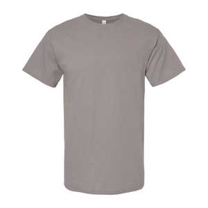 T-shirt de qualité supérieure pour hommes, poids lourd, 165gsm, coton/poly mélangé, doux, style décontracté avec col rond, tissu en jersey vierge - Product Image 3