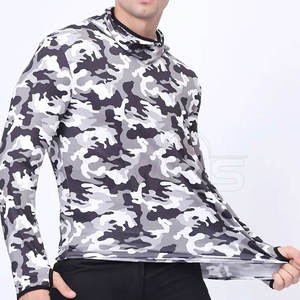 Sweat à capuche de pêche sur mesure respirant de haute qualité pour hommes Nouveau design 100% polyester - Product Image 6
