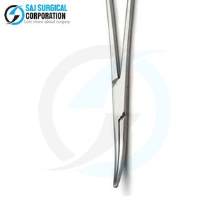 Pinzas profesionales para la arteria Kelly, abrazadera quirúrgica de acero inoxidable con dentados transversales para agarrar tejido seguro - Product Image 5