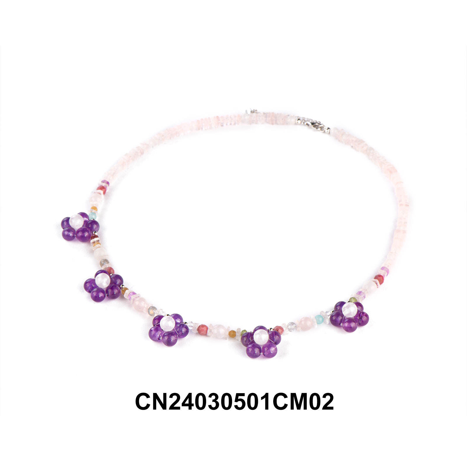 สร้อยคอสีม่วง