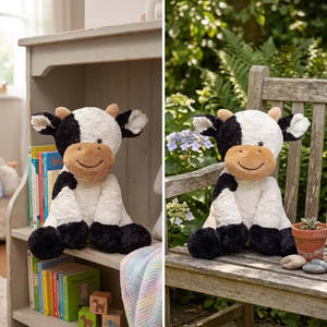 Peluche de Vaca Súper Suave, Juguete de Peluche Personalizable ODM, Bolsa de Peluche de Anime con Relleno de Algodón PP - Product Image 5