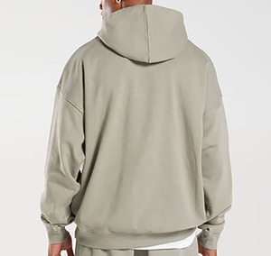 Sudadera con Capucha de Lujo para Hombre, 500 GSM, Mezcla de Algodón y Poliéster, Gruesa, Térmica, para Invierno, Proveedor OEM Personalizado - Product Image 5