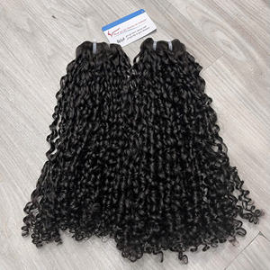 Extensions de cheveux Pixie Curly Hair Trame Armure de cheveux humains vietnamiens disponibles en stock - Product Image 5