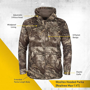 Veste de chasse sur mesure de haute qualité, fermeture éclair, imprimé design, col roulé, doublure en microfleece extensible, veste d'extérieur douce - Product Image 5