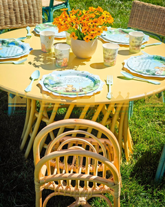 Juego de silla y mesa de ratán ecológico para niños, estilo de diseño moderno para uso en exteriores, para hoteles - Product Image 3