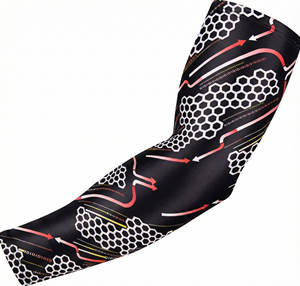 Manga Deportiva de Compresión con Protección UV, Material Refrigerante, para Correr, Ciclismo, Baloncesto y Actividades al Aire Libre, Diseño Personalizado OEM - Product Image 6