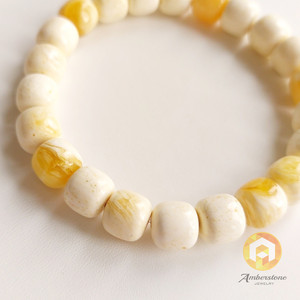 Pulsera ámbar blanco amarillo 14g - Product Image 3