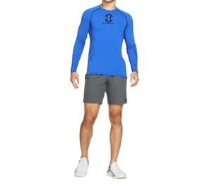 Chemises de sport pour hommes, respirantes, légères, extensibles, 92% polyester, 8% élasthanne, coupe ajustée, anti-irritation, compression - Product Image 5
