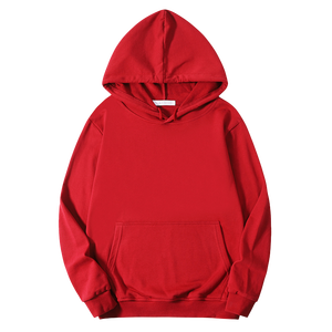 Venta al por mayor personalizado Sudadera con capucha de gran tamaño para los hombres más tamaño suéteres de poliéster y polar patrón sólido - Product Image 5