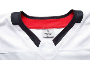 Jersey de Hockey sobre Hielo Unisex Personalizado de Alta Calidad, 100% Poliéster Transpirable, Venta al Por Mayor, con Logotipo de Equipo Personalizado - Servicio OEM - Product Image 3