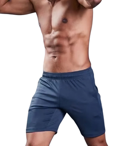 Shorts de sport unisexes personnalisables avec logo, taille élastique, anti-plis, séchage rapide, pour entraînement, course et gym - Product Image 3
