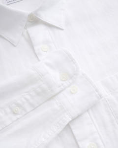 Camisa de Manga Larga de Punto Sólido, Estilo Casual Moderno para Hombre, 100% Algodón, Transpirable, Ajustada, con un Solo Botón, Estilo Vietnamita - Product Image 4