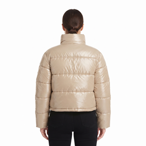 Cheap Rates Best Sale Winter Short Body Women's <b>Jackets</b> 2024 Customized Style Long Sleeve <b>Cropped</b> Women Puffer <b>Jacket</b> OEM - Product Image 6