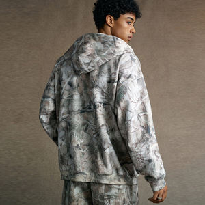 Sudadera con Capucha y Cremallera Sublimada de Moda, Fabricación OEM, Marca Privada Personalizada, Estilo Invernal, Forro Polar, Secado Rápido, Transpirable y Cómoda - Product Image 2