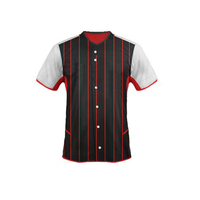 Tenues de baseball personnalisées en deux pièces, légères, au meilleur design, confortables, tendance, vierges, personnalisables, impression personnalisée