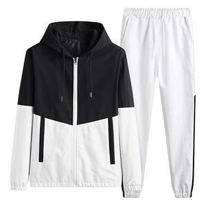Ventes chaudes, veste de course coupe-vent unisexe, design personnalisé, pantalon de jogging, vêtements de sport décontractés, deux pièces, taille haute, 440g - Product Image 4