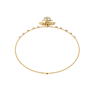 Magnifique bracelet et jonc en or 18 carats avec diamants de laboratoire, accessoire de bijouterie luxueux - Product Image 4