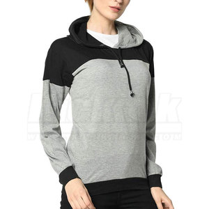 Sweat-shirt à capuche pour femme, séchage rapide, respirant, confortable, 100% coton, coupe-vent, écologique, vêtements décontractés d'hiver, fabriqué au Pakistan - Product Image 3