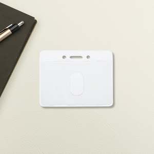 Porte-cartes de visite en vinyle PVC avec 2 poches pour usage au bureau - Product Image 3
