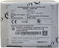 Relé PLC Inteligente Genie NX Modelo G8DDT11 para Programación de PLC con Comunicación RS485, 48 E/S, 24V