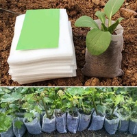 Sacs de Culture Biodégradables pour Pépinière, Pots de Plantation pour Semis en Tissu Non Tissé