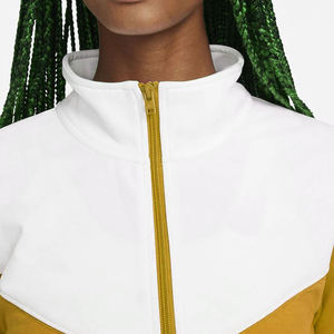 Fabrication en usine de survêtements en polyester/coton pour femmes avec logo de broderie personnalisé ensemble poids lourd et blocs de couleur unie - Product Image 6