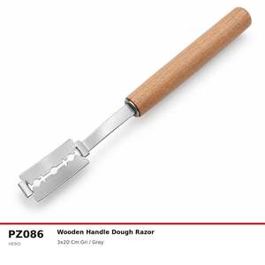 Couteau à pain Fida, lame à pâte avec manche en bois - Product Image 1