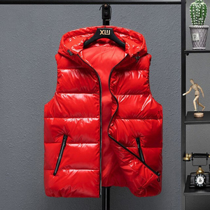 Manteaux d'hiver chauds à bulles d'extérieur étincelants et personnalisés OEM pour hommes, gilets rembourrés pour hommes et femmes - Product Image 4