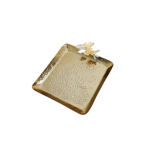 Meilleures ventes de plateaux en acier inoxydable au design classique Vaisselle d'hôtel écologique pour aliments et desserts sucrés pour le service de biscuits - Product Image 2