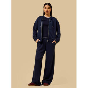 Sudadera con capucha y cremallera completa - Mezcla de poliéster - Product Image 2