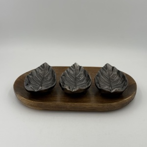 ชามอะลูมิเนียมดีไซน์หรูสำหรับใส่ผลไม้อบแห้ง เหมาะสำหรับเป็นของขวัญทางการต้อนรับ ของชำร่วยงานแต่งงาน และงานเฉลิมฉลองในครอบครัว - Product Image 4