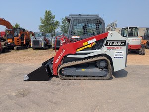 Chargeuse compacte sur chenilles TAKEUCHI TL8R2 avec composants principaux : moteur, pompe, boîte de vitesses, PLC - Product Image 4