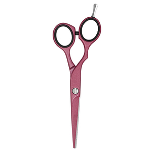 Tijeras de corte de pelo de peluquero de la mejor calidad, tijeras de corte de pelo de belleza de Color granate, tijeras de peluquería de acero inoxidable - Product Image 6