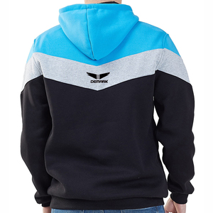 Sweat à capuche d'hiver en coton et polyester épais pour hommes avec logo en couleurs personnalisées Pull à la mode imprimé en tissu polaire au meilleur prix - Product Image 3
