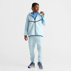 เสื้อมีฮู้ดน้ำหนักเบาสำหรับเสื้อกันหนาวมีฮู้ดน้ำหนักเบามีซิปรูดเปิดไหล่โอเวอร์ไซส์พร้อมกระเป๋าด้านหน้า - Product Image 2