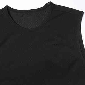 High Quality Cotton Spandex Men's Plus Size Tank Top Custom Logo Summer Gym Running Shirt Breathable Knitted Design - Product Image 6