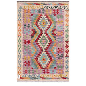 Alfombra Imaco Rugs Maimana, Alfombra Kilim Afgana, 156 x 102 cm, Juego de Alfombras - Product Image 1