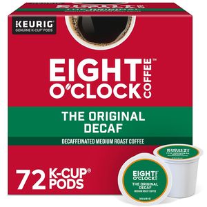 Café Eight O'Clock, Descafeinado Original, Cápsulas de Café Individuales K-Cup, Tueste Medio, 72 Unidades - Product Image 5
