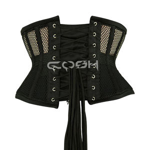 Ceinture Corset en Maille Respirante en Promotion |   Corset amincissant à la taille avec laçage serré - Product Image 3