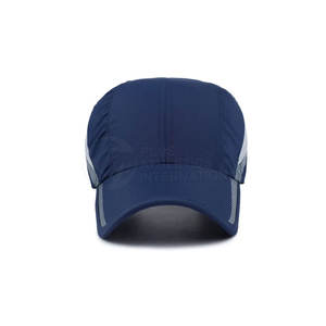 Gorra de béisbol ajustable con corona suave y puntadas de contraste que detallan gorra de béisbol en blanco con tela duradera - Product Image 3