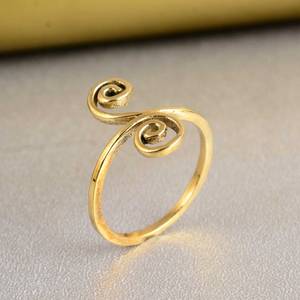 Anneau en laiton brut, anneau en laiton massif, anneau réglable, anneau brut, base d'anneau, cerceau en laiton brut, connecteur de boucle, accessoires en laiton brut - Product Image 4