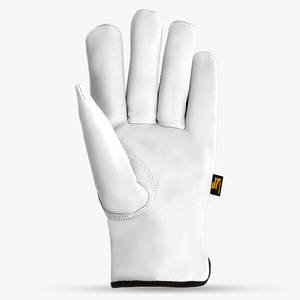 Guantes DE SEGURIDAD originales Skatiq de nailon de alta visibilidad con palma de piel de cabra en la espalda, para el - Product Image 6